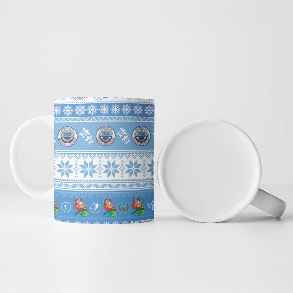 FSM Christmas Ceramic Mug Merry Xmas Federated States of Micronesia - Polynesian Pride