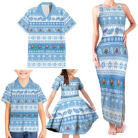 FSM Christmas Family Matching Tank Maxi Dress and Hawaiian Shirt Merry Xmas Federated States of Micronesia - Polynesian Pride