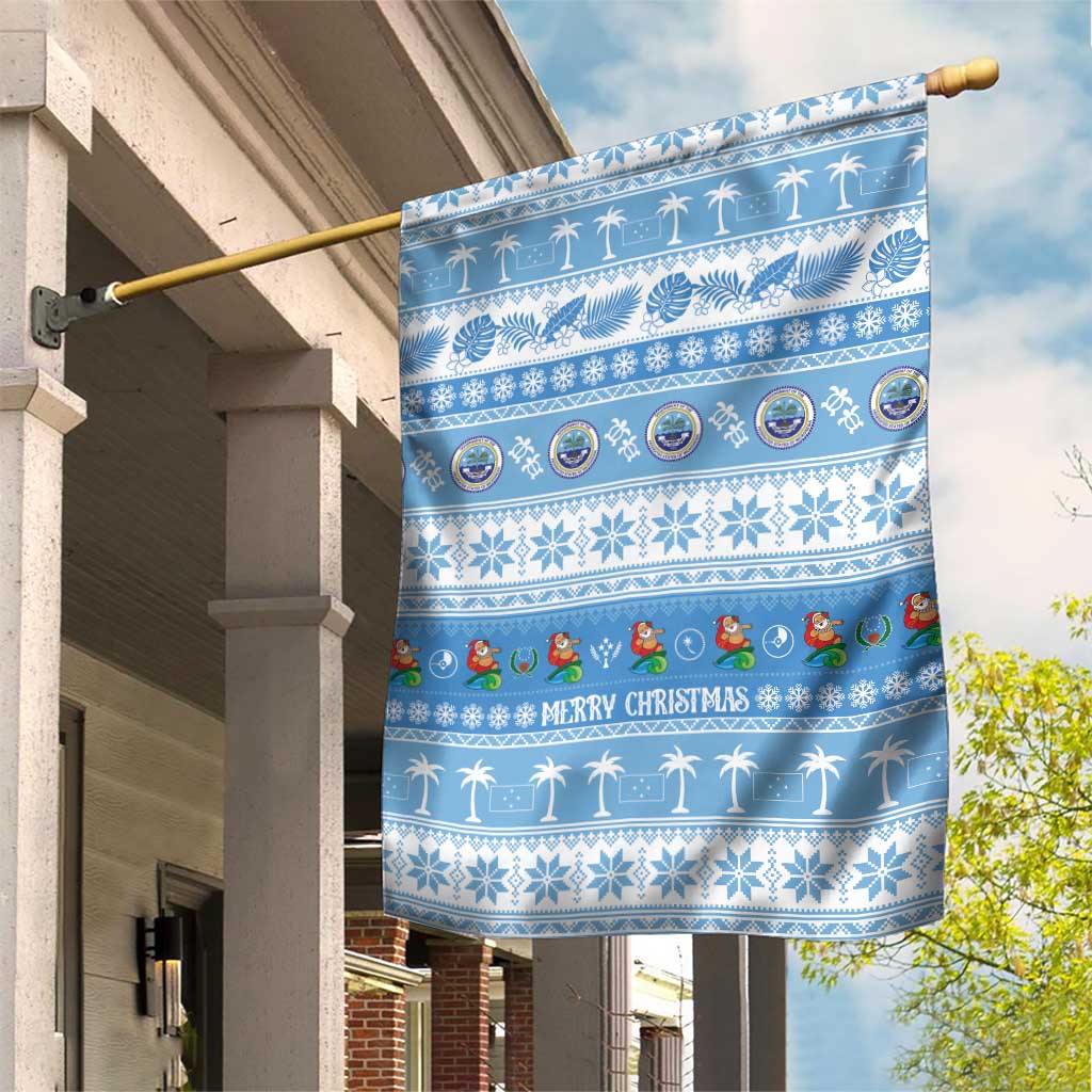 FSM Christmas Garden Flag Merry Xmas Federated States of Micronesia - Polynesian Pride
