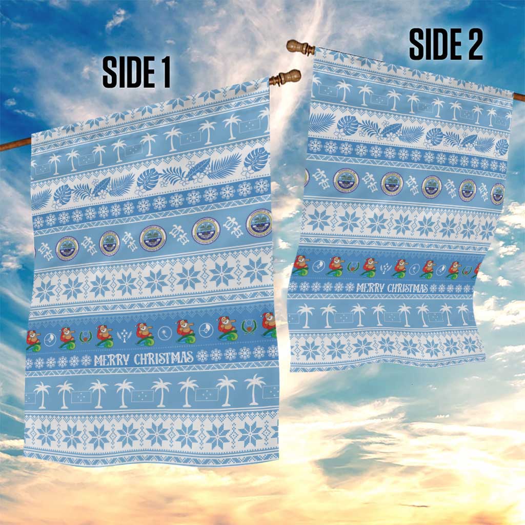 FSM Christmas Garden Flag Merry Xmas Federated States of Micronesia - Polynesian Pride