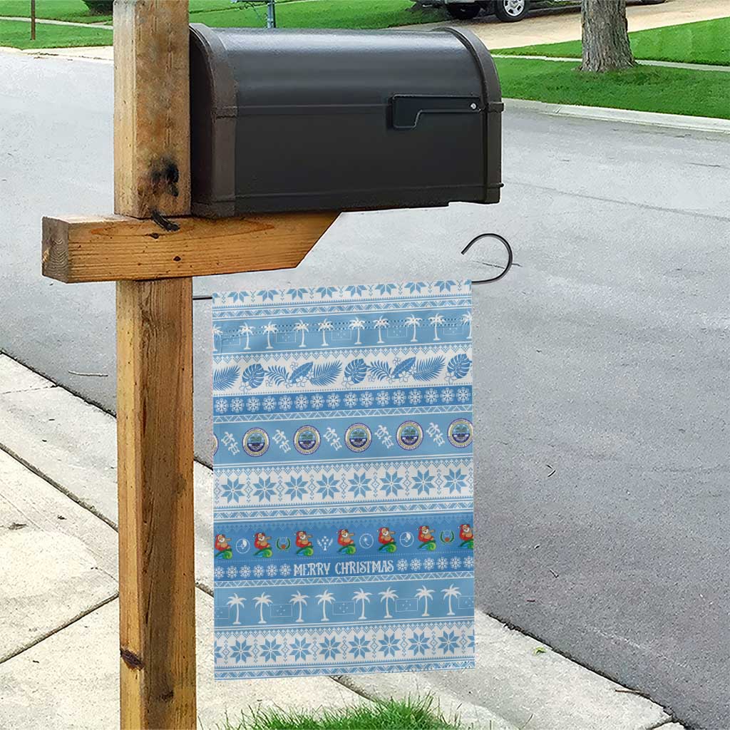 FSM Christmas Garden Flag Merry Xmas Federated States of Micronesia - Polynesian Pride