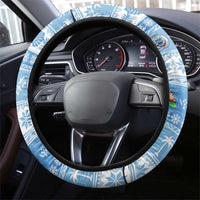 FSM Christmas Steering Wheel Cover Merry Xmas Federated States of Micronesia LT14 - Polynesian Pride