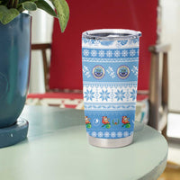 FSM Christmas Tumbler Cup Merry Xmas Federated States of Micronesia - Polynesian Pride
