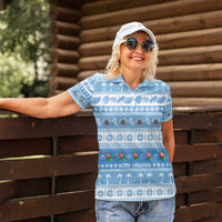 FSM Christmas Women Polo Shirt Merry Xmas Federated States of Micronesia - Polynesian Pride