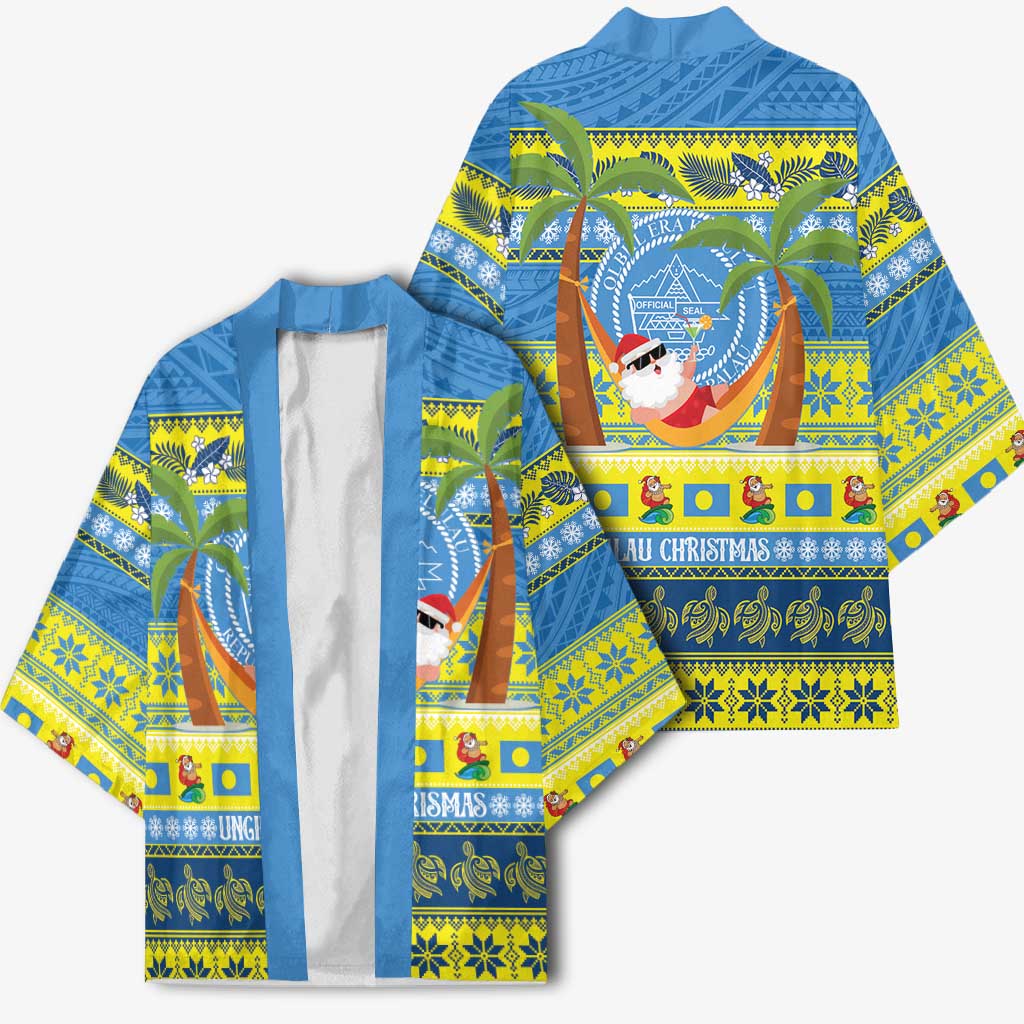 Palau Christmas Kimono Chilling Santa Ungil Kurismas LT14 - Polynesian Pride
