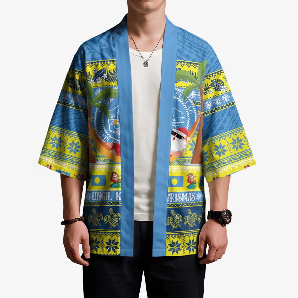 Palau Christmas Kimono Chilling Santa Ungil Kurismas LT14 - Polynesian Pride