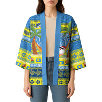 Palau Christmas Kimono Chilling Santa Ungil Kurismas LT14 - Polynesian Pride