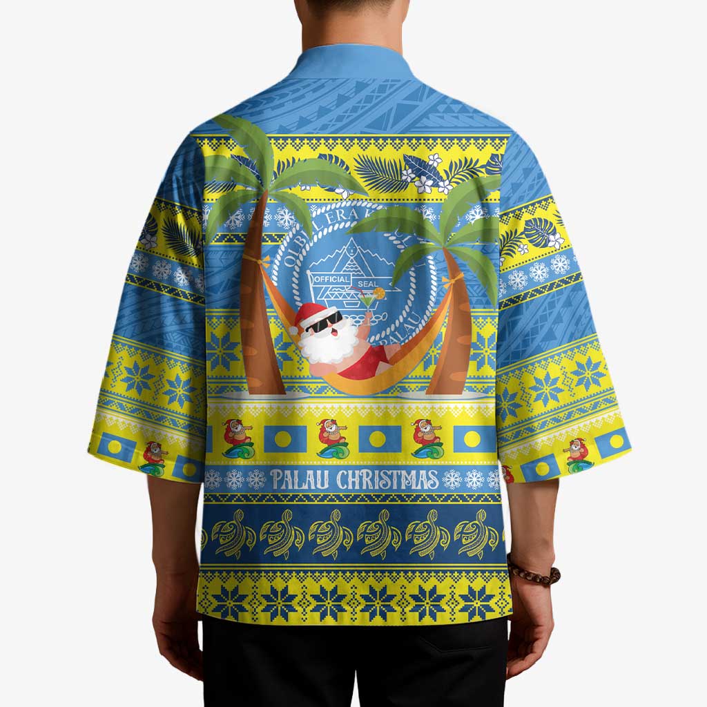 Palau Christmas Kimono Chilling Santa Ungil Kurismas LT14 - Polynesian Pride