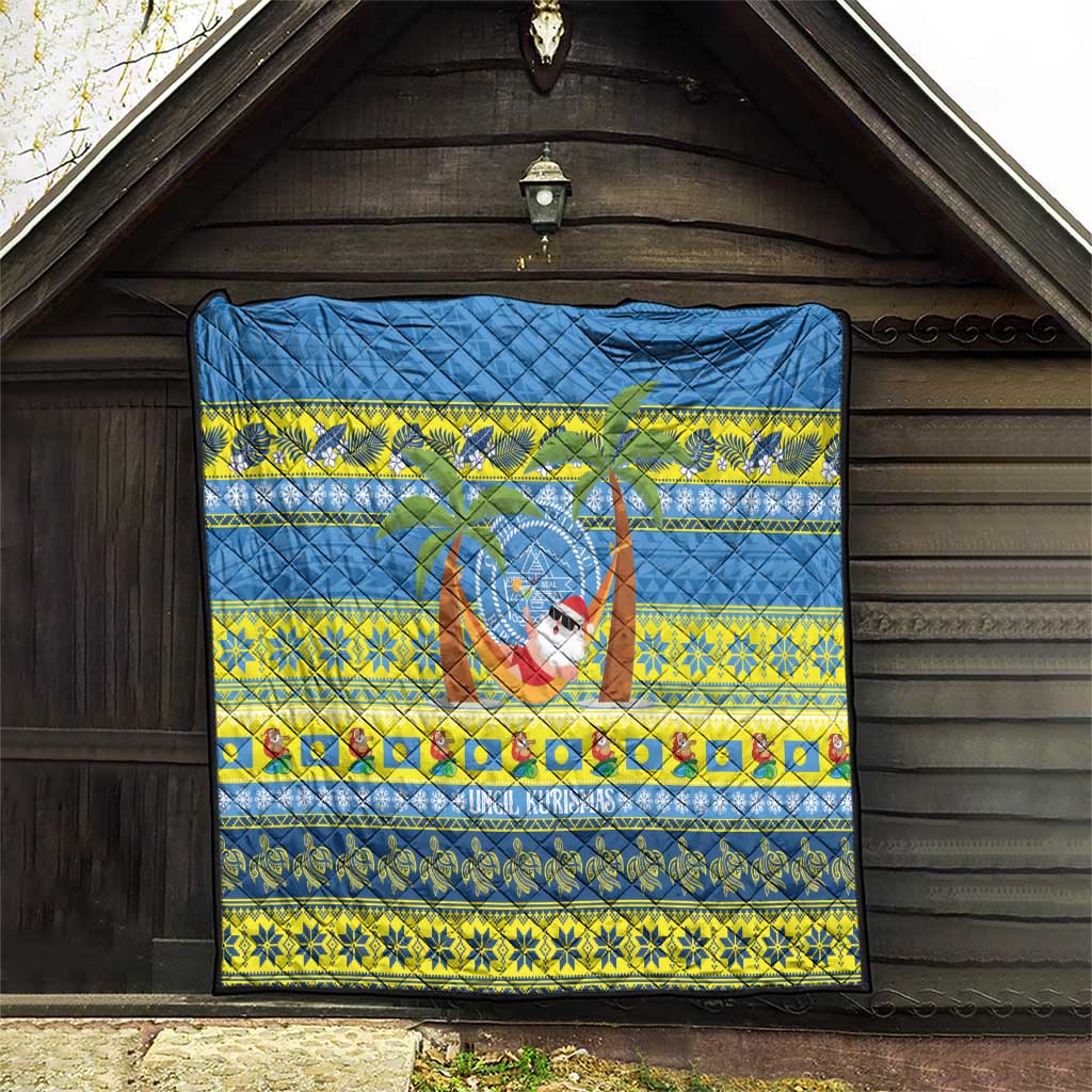 Palau Christmas Quilt Chilling Santa Ungil Kurismas LT14 - Polynesian Pride