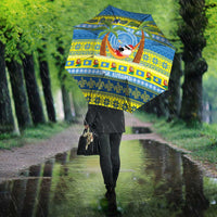 Palau Christmas Umbrella Chilling Santa Ungil Kurismas - Polynesian Pride