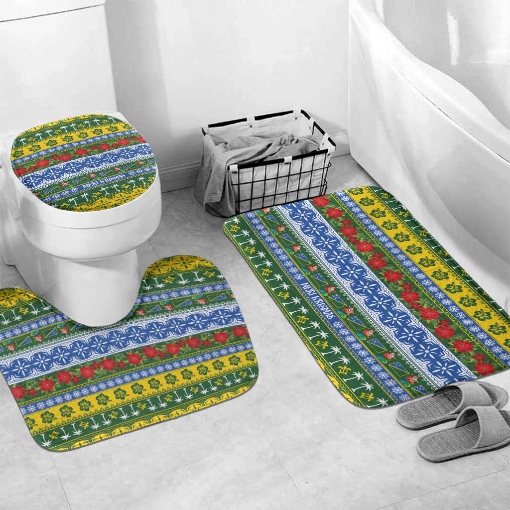 Solomon Islands Christmas Bathroom Set The Solomons Melanesian Meri Krismas - Polynesian Pride