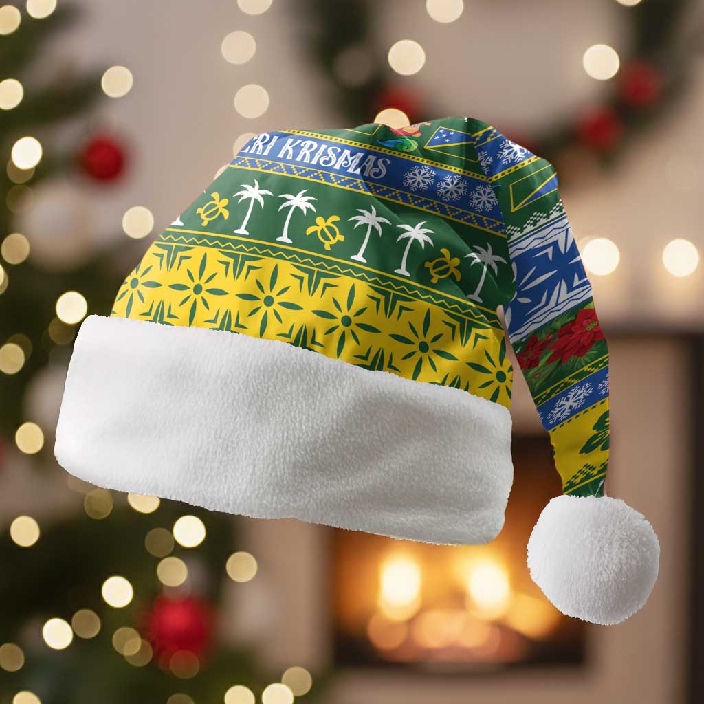 Solomon Islands Christmas Santa Hat The Solomons Melanesian Meri Krismas - Polynesian Pride