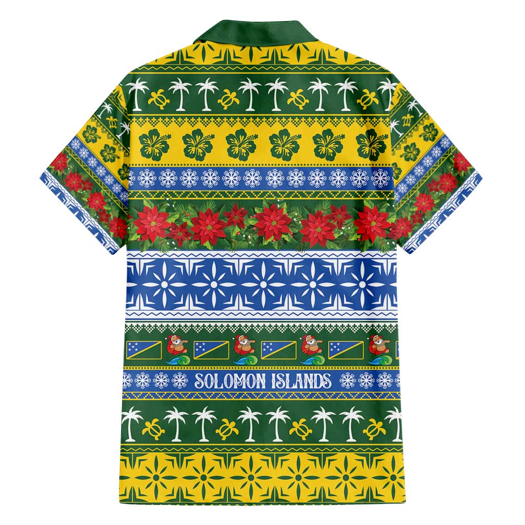 Solomon Islands Christmas Family Matching Summer Maxi Dress and Hawaiian Shirt The Solomons Melanesian Meri Krismas - Polynesian Pride