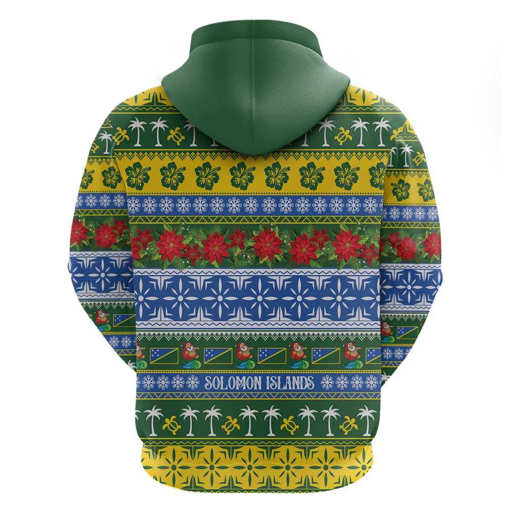Solomon Islands Christmas Hoodie The Solomons Melanesian Meri Krismas - Polynesian Pride