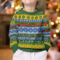 Solomon Islands Christmas Kid Ugly Christmas Sweater The Solomons Melanesian Meri Krismas - Polynesian Pride