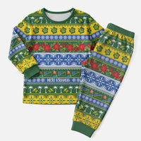 Solomon Islands Christmas Pajama Set The Solomons Melanesian Meri Krismas - Polynesian Pride
