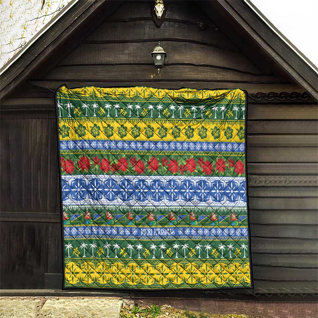 Solomon Islands Christmas Quilt The Solomons Melanesian Meri Krismas - Polynesian Pride