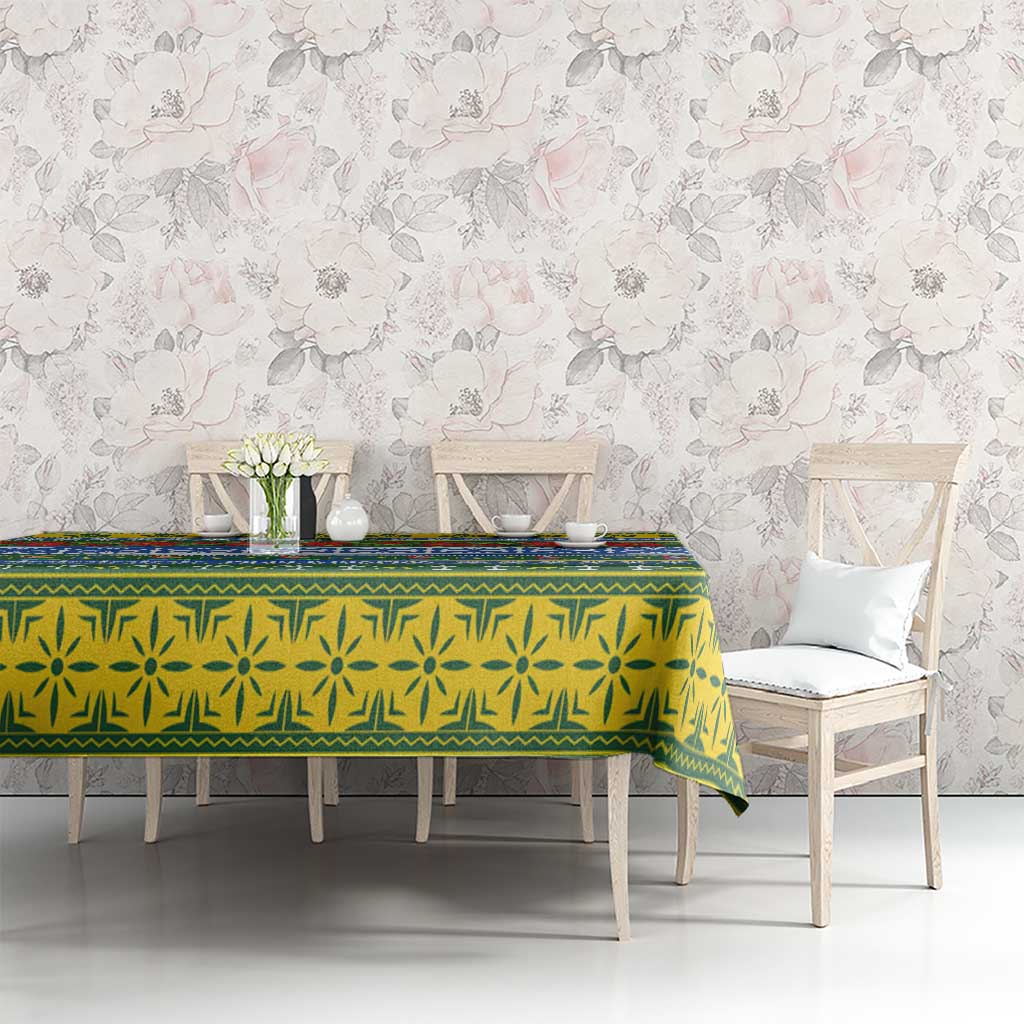 Solomon Islands Christmas Tablecloth The Solomons Melanesian Meri Krismas LT14 - Polynesian Pride