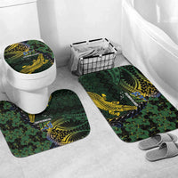 Solomon Islands Bathroom Set 677 Proud Crocodile Melanesian Pattern - Polynesian Pride