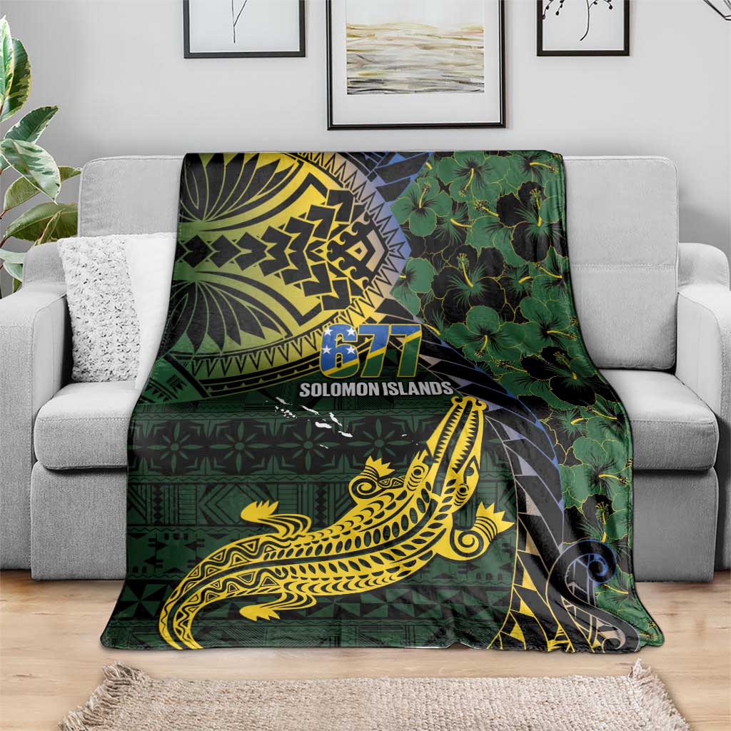 Solomon Islands Blanket 677 Proud Crocodile Melanesian Pattern LT14 - Polynesian Pride