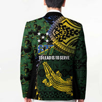 Solomon Islands Blazer 677 Proud Crocodile Melanesian Pattern LT14 - Polynesian Pride