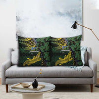 Solomon Islands Pillow Cover 677 Proud Crocodile Melanesian Pattern LT14 - Polynesian Pride