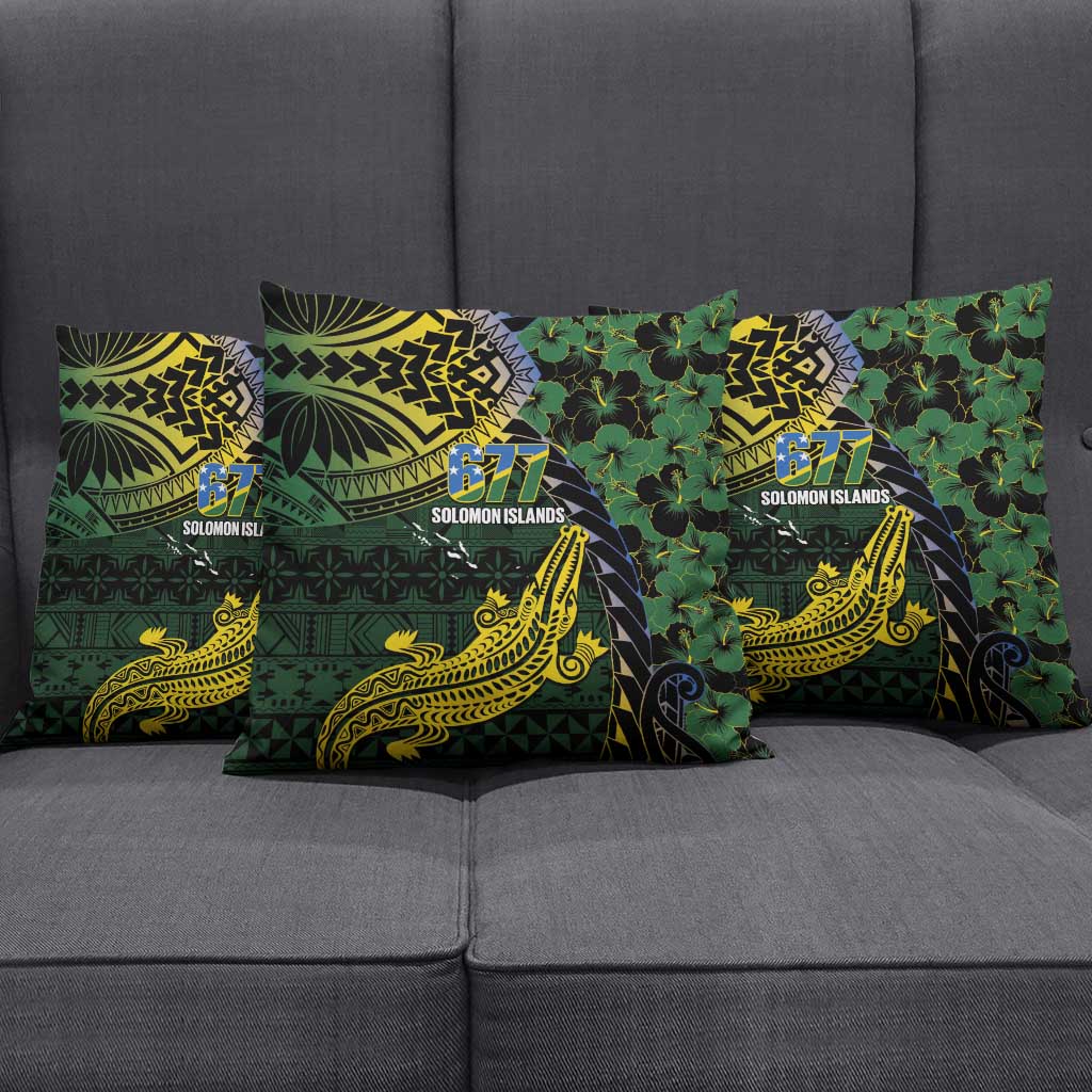 Solomon Islands Pillow Cover 677 Proud Crocodile Melanesian Pattern LT14 - Polynesian Pride