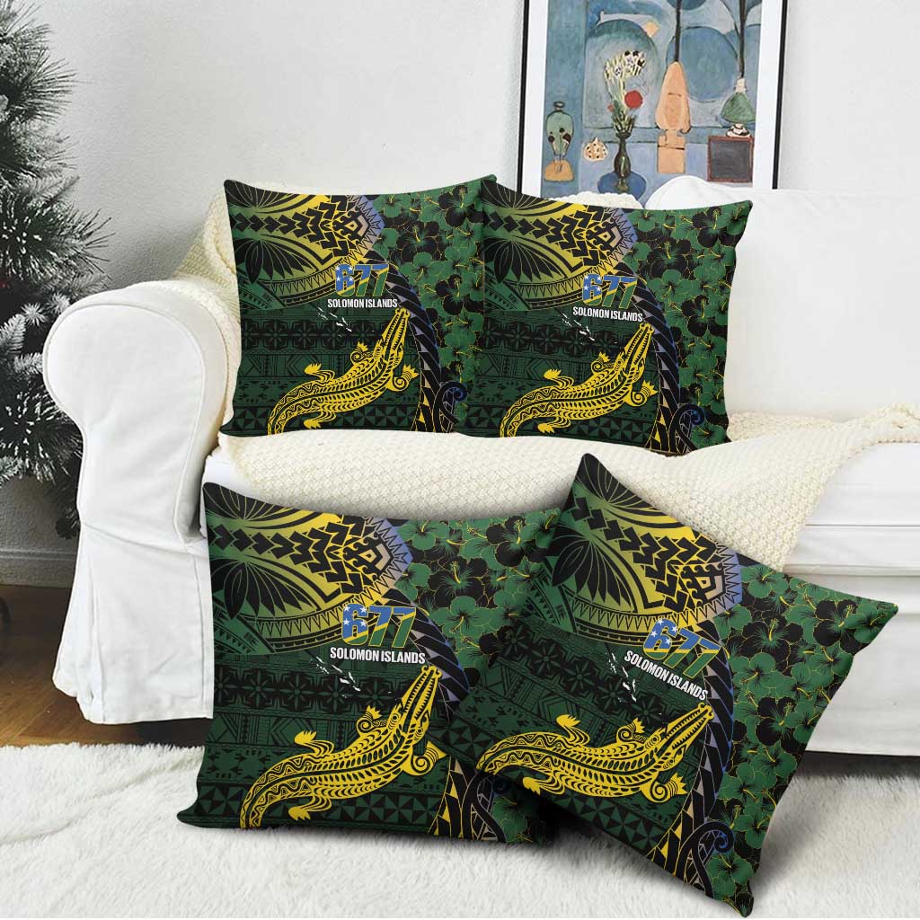 Solomon Islands Pillow Cover 677 Proud Crocodile Melanesian Pattern LT14 - Polynesian Pride
