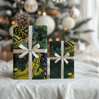 Solomon Islands Wrapping Paper 677 Proud Crocodile Melanesian Pattern LT14 - Polynesian Pride