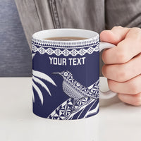 Nadi Fiji 2026 Rugby Custom Ceramic Mug Kikau Fijian Tapa Pattern LT14 - Polynesian Pride