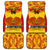 Custom Papua New Guinea Rugby Car Mats 2023 Go Kumuls Pacific Dynamic Style LT14 Yellow - Polynesian Pride