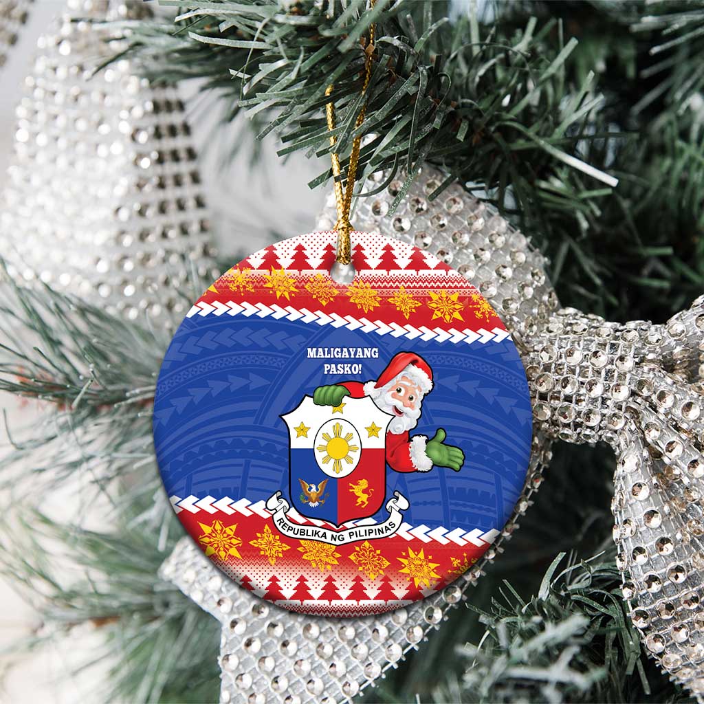 Personalized The Philippines Christmas Ceramic Ornament Pilipinas Parol - Maligayang Pasko! LT14 - Polynesian Pride