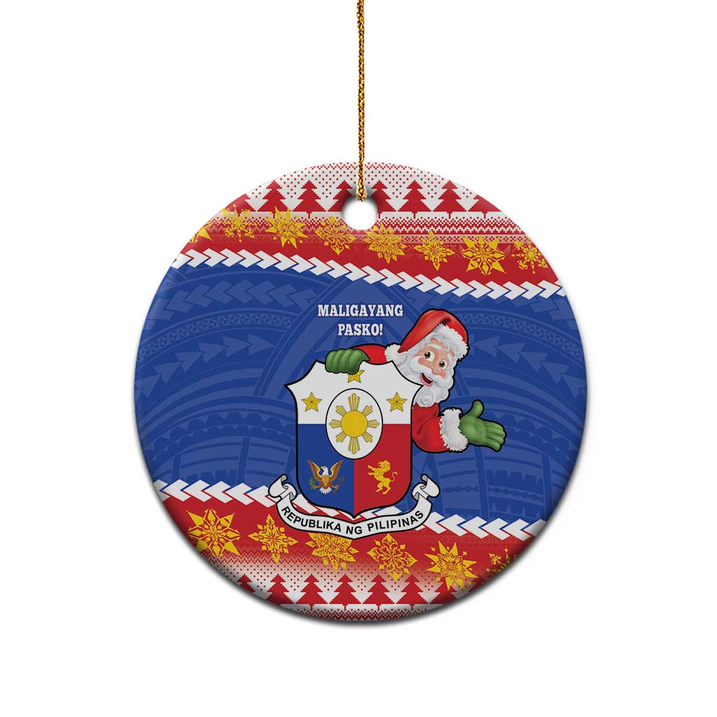 Personalized The Philippines Christmas Ceramic Ornament Pilipinas Parol - Maligayang Pasko! LT14 - Polynesian Pride