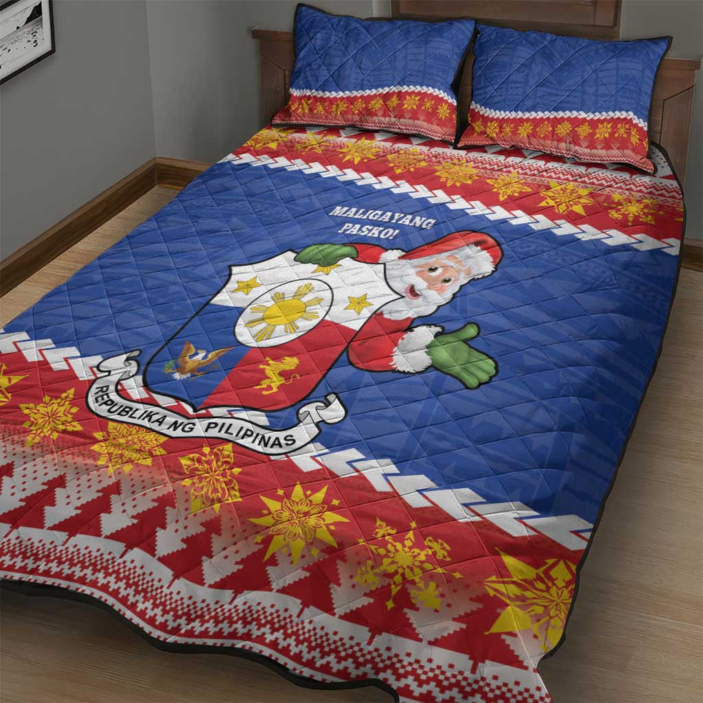 The Philippines Christmas Quilt Bed Set Pilipinas Parol - Maligayang Pasko! LT14 - Polynesian Pride