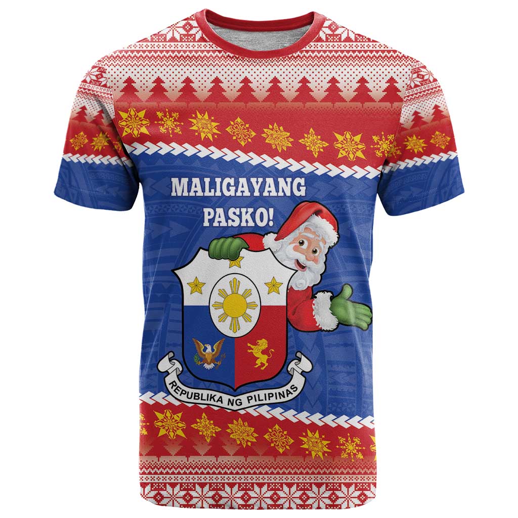 Personalized The Philippines Christmas T Shirt Pilipinas Parol - Maligayang Pasko!