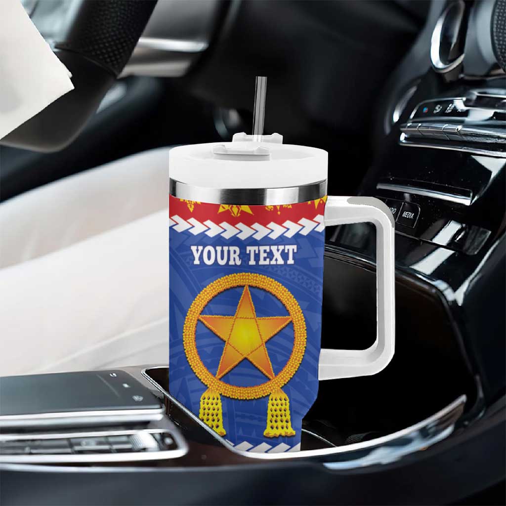 Personalized The Philippines Christmas Tumbler With Handle Pilipinas Parol - Maligayang Pasko! LT14 - Polynesian Pride