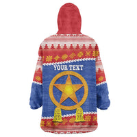 Personalized The Philippines Christmas Wearable Blanket Hoodie Pilipinas Parol - Maligayang Pasko!