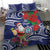 Guam Christmas Bedding Set Poinsettia With Bougainvillea - Felis Pasgua!