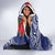 Guam Christmas Hooded Blanket Poinsettia With Bougainvillea - Felis Pasgua!