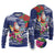 Guam Christmas Ugly Christmas Sweater Poinsettia With Bougainvillea - Felis Pasgua!