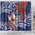 Guam Christmas Shower Curtain Poinsettia With Bougainvillea - Felis Pasgua!