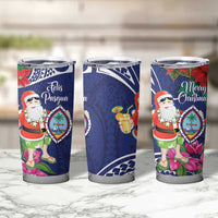 Guam Christmas Tumbler Cup Poinsettia With Bougainvillea - Felis Pasgua!