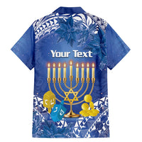Personalised Hanukkah Jewish Festival Family Matching Mermaid Dress and Hawaiian Shirt It's Lit - Polynesian Pattern LT14 - Polynesian Pride
