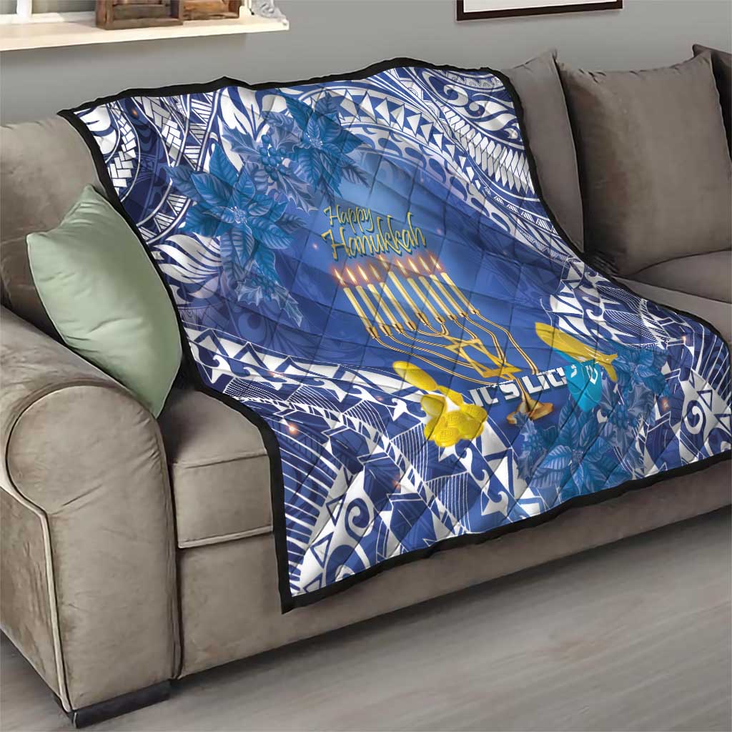 Hanukkah Jewish Festival Quilt It's Lit - Polynesian Pattern LT14 - Polynesian Pride