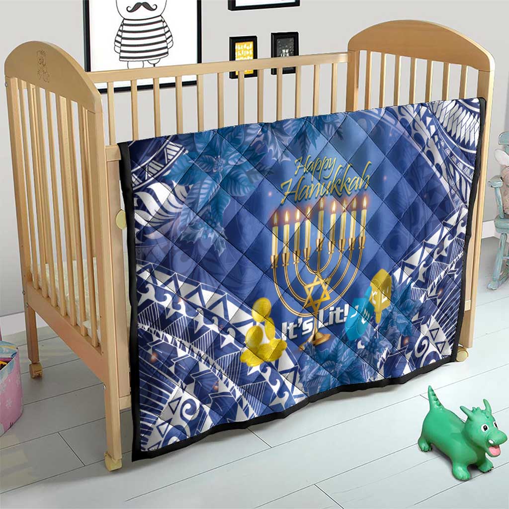 Hanukkah Jewish Festival Quilt It's Lit - Polynesian Pattern LT14 - Polynesian Pride