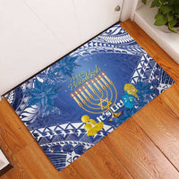 Hanukkah Jewish Festival Rubber Doormat It's Lit - Polynesian Pattern LT14 - Polynesian Pride