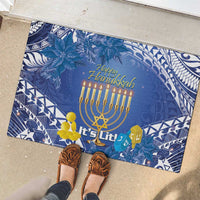 Hanukkah Jewish Festival Rubber Doormat It's Lit - Polynesian Pattern LT14 - Polynesian Pride