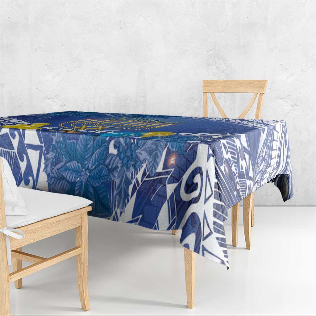 Hanukkah Jewish Festival Tablecloth It's Lit - Polynesian Pattern LT14 - Polynesian Pride
