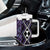 Purple Aotearoa Tumbler With Handle Taniko Motifs With Paua Shell Kowhaiwhai