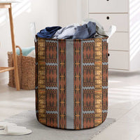 Malo e Lelei Tonga Laundry Basket Tongan Ngatu Tapa Cloth - Polynesian Pride